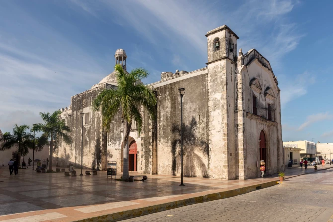 Historic center of San Francisco de Campeche, capital of the Mexican state of Campeche