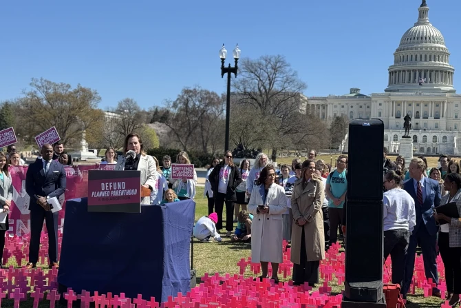 Marjorie Dannenfelser at Capitol March 2025