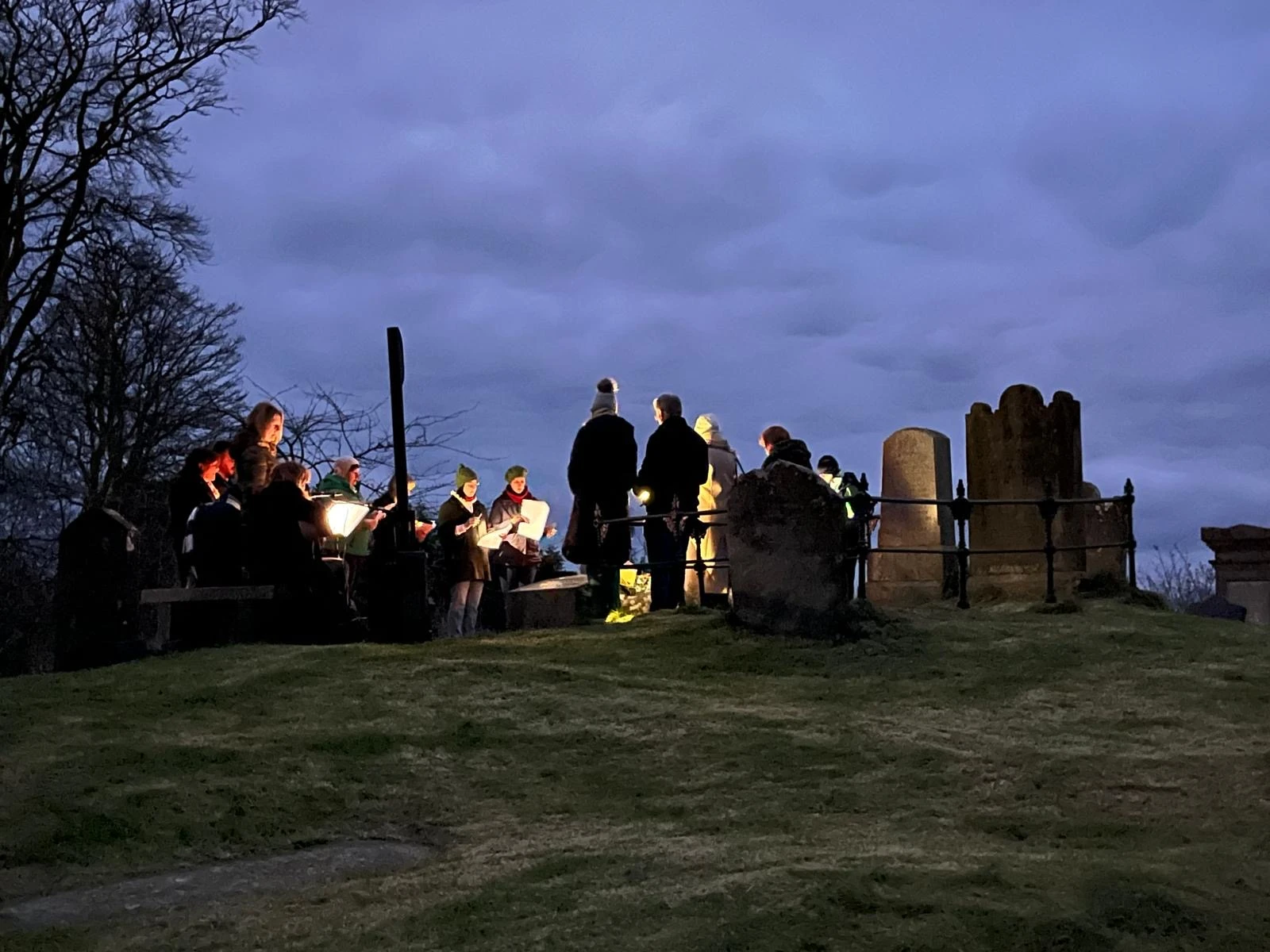 At dawn on March 17, 2025, a group of Christians gather around St. Patrick’s grave in Downpatrick, County Down, in Ireland to pray the Lord’s Prayer 100 times for peace and unity.?w=200&h=150