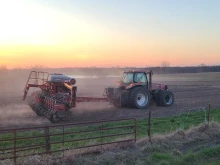 Catholic farmer Matt Deimeke plants his Mexico, Missouri, field.