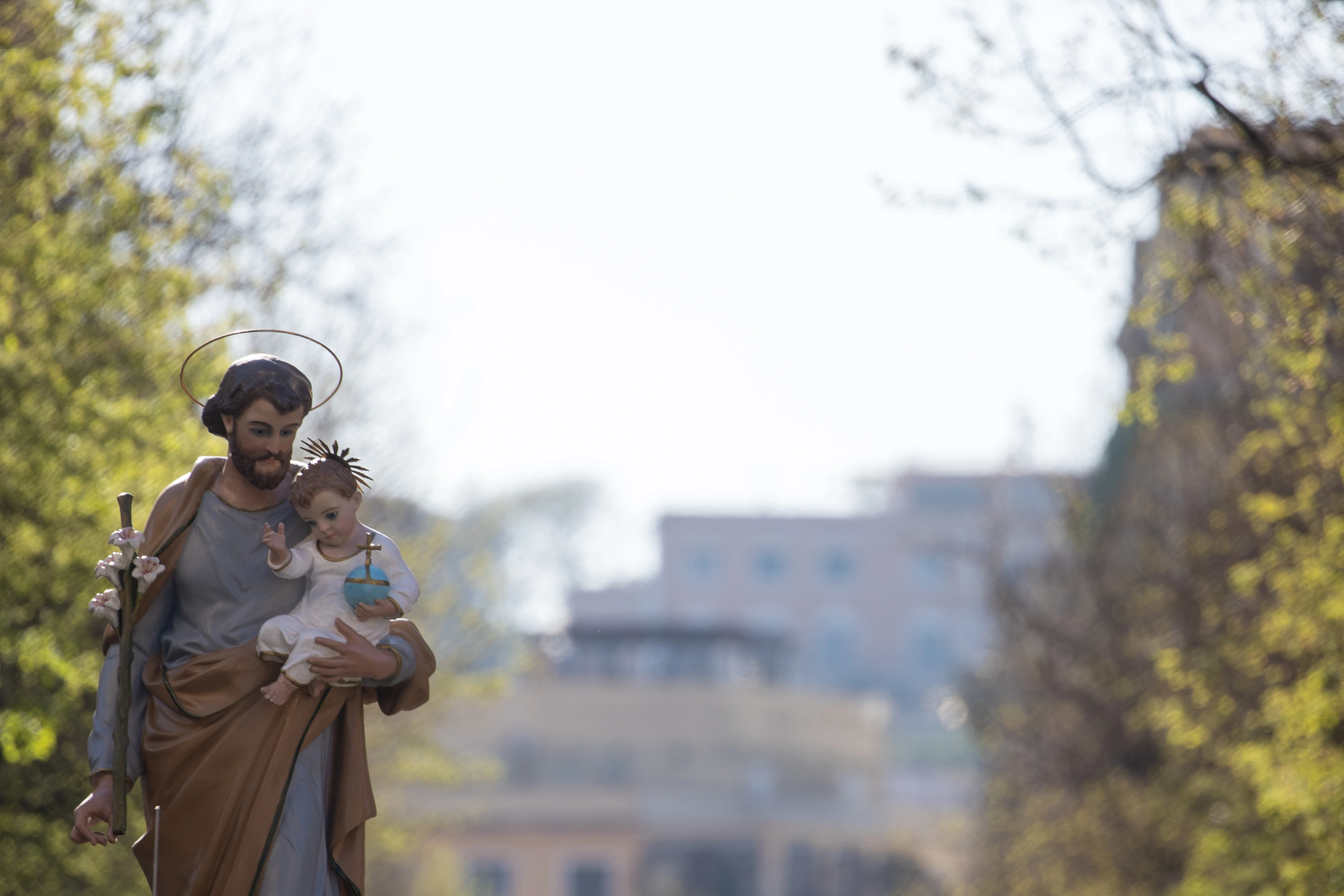 A St. Joseph’s procession winds through the streets of Rome and the surrounding neighborhood of the Parish of San Giuseppe al Trionfale in Rome on March 19, 2025.?w=200&h=150