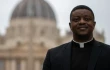 Father Augustine Deji Dada, a Missionary of Mercy priest, is seen at the Vatican in Rome, Thursday, March 27, 2025.