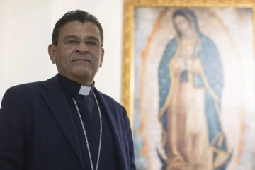 Bishop Rolando Álvarez in Rome