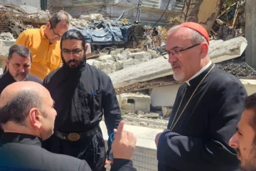 Patriarch of Jerusalem visits Gaza