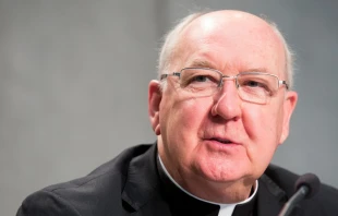 Cardinal Kevin Farrell, prefect of the Dicastery for the Laity, Family, and Life. Credit: Daniel Ibañez/CNA