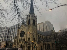 Holy Name Cathedral in Chicago.