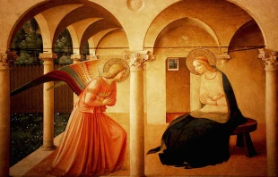 The Annunciation by Fra Angelico. Credit: Public domain via Wikimedia Commons