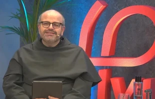 Friar Paolo Benanti is president of Italy’s Commission for Artificial Intelligence. Credit: Courtesy of Paul VI Foundation/Screenshot