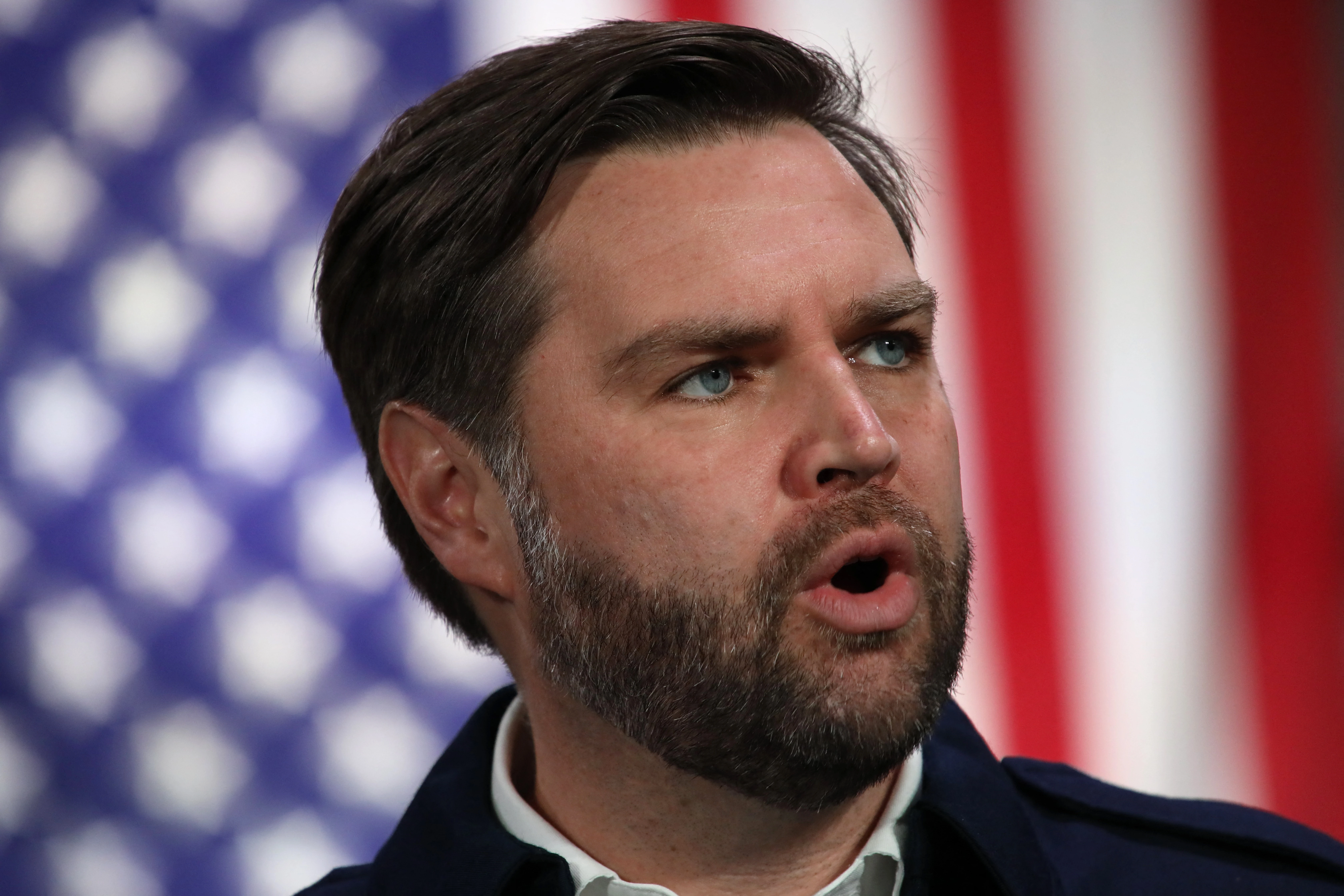 U.S. Vice President JD Vance speaks during a visit to East Palestine, Ohio, on Feb. 3, 2025.?w=200&h=150