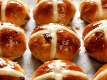 Hot cross buns.