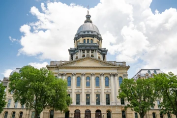 Illinois state capitol building in Springfield Credit Paul Brady Photography  Shutterstock