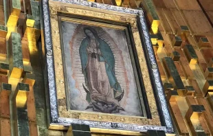 The Virgin of Guadalupe in the new Basilica Photo credit: David Ramos / ACI Prensa