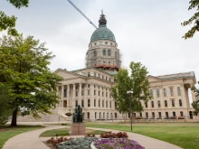 Kansas Capitol building in Topeka.