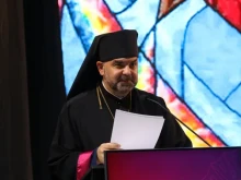 During the Sept. 9, 2024, session of the International Eucharistic Congress in Quito, Ecuador, Bishop Hryhoriy Komar of Sambir, Ukraine, gave his testimony about the horrors of the war in his country.