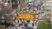 Pro-life advocates demonstrate at the Illinois March for Life in Springfield on Tuesday, March 25, 2025.