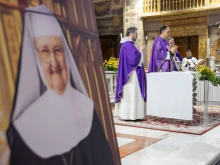 A special memorial Mass was held for Mother Angelica, the foundress of EWTN, in Rome on Thursday, March 27, 2025, in the Church of Santo Spirito in Sassia near the Vatican, marking the ninth anniversary of her death in 2016.