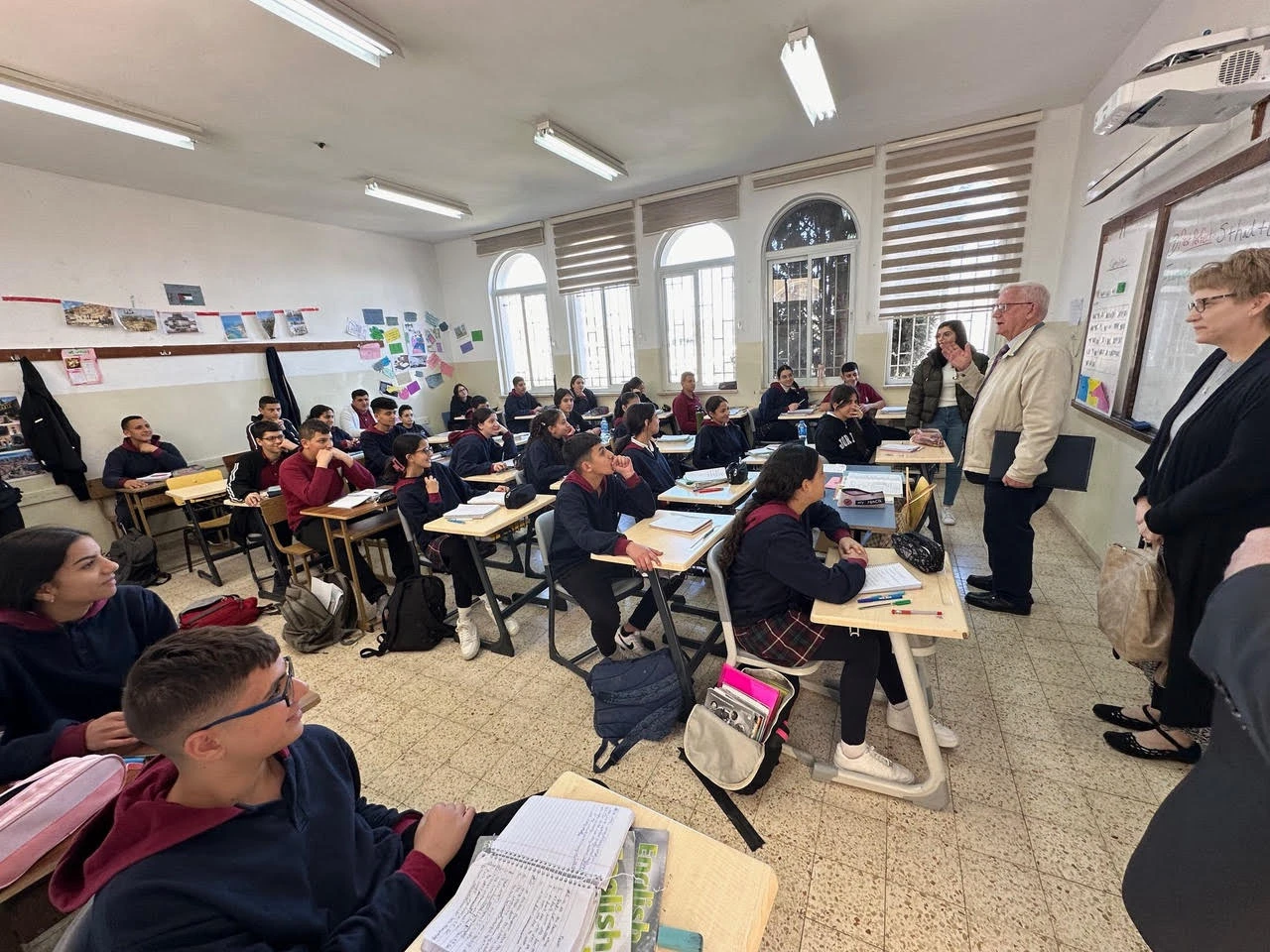A newly-renovated classroom in the Holy Land. Less than 10% of classrooms administered by the Latin Patriarchate of Jerusalem have received these kinds of upgrades, according to the Equestrian Order of the Holy Sepulchre of Jerusalem.?w=200&h=150