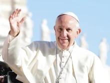 Pope Francis at the general audience in St. Peter's Square, Oct. 5, 2016.