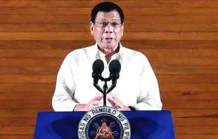 Former Philippines president Rodrigo R. Duterte has been arrested on a warrant from the International Criminal Court (ICC) for alleged crimes against humanity. Credit: Ace Morandante, Wikipedia Public Domain