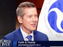 U.S. Secretary of Transportation Sean Duffy in a March 20, 2025, interview on “The World Over with Raymond Arroyo” shares how his family and Catholic faith have sustained him during his extraordinarily intense first months as U.S. Secretary of Transportation.