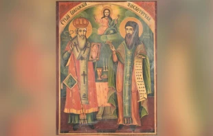 Sts. Cyril and Methodius. Credit: Self-scanned, Public domain, via Wikimedia Commons