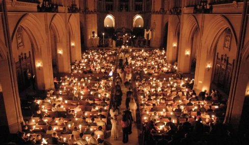 An Easter Vigil procession at St. Dominic Parish in San Francisco.?w=200&h=150