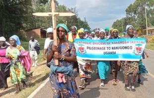 Pilgrims on their way to Ugandan Martyrs' Day on May 21, 2024. Credit: St. Joseph's Cathedral of Kakamega Diocese